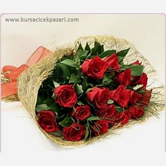 Abakalı gül buketi